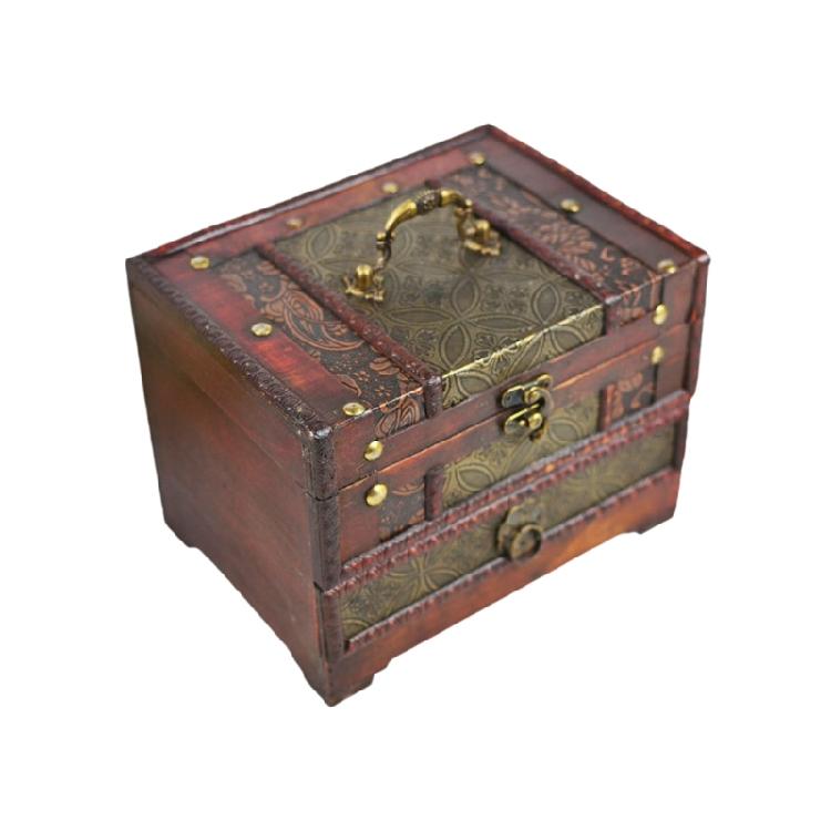 Traditional Chinese Wooden Jewelry Box with Mirror and Drawer Elegant Earrings and Small Trinkets Holder for Women
Traditional Chinese Wooden Jewelry Box with Mirror and Drawer Elegant Earrings and Small Trinkets Holder for Women