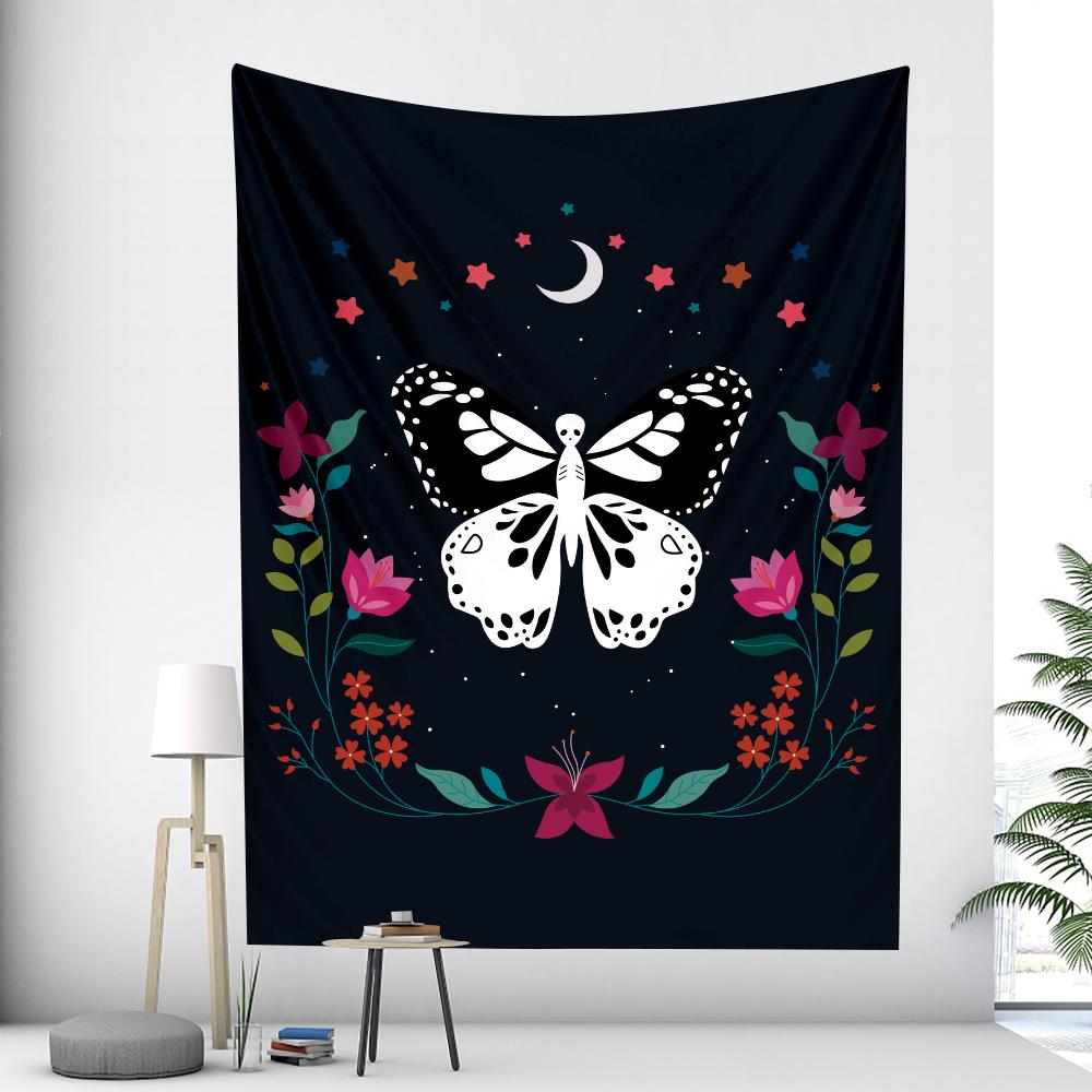 Butterfly Plant Floral Tapestry Psychedelic Scene Decoration Hippie Boho Style Decoration Wall Hanging Mandala Room Home Decor
Butterfly Plant Floral Tapestry Psychedelic Scene Decoration Hippie Boho Style Decoration Wall Hanging Mandala Room Home Decor