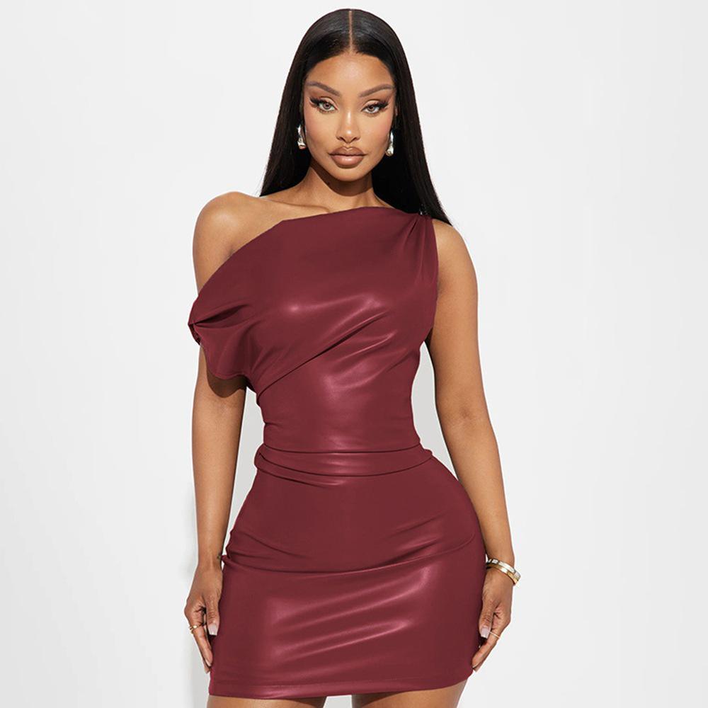 2025 Trendy European & American Off-Shoulder Bodycon Mini Dress - Sexy Nightclub Style S вино красного
2025 Trendy European & American Off-Shoulder Bodycon Mini Dress - Sexy Nightclub Style S вино красного