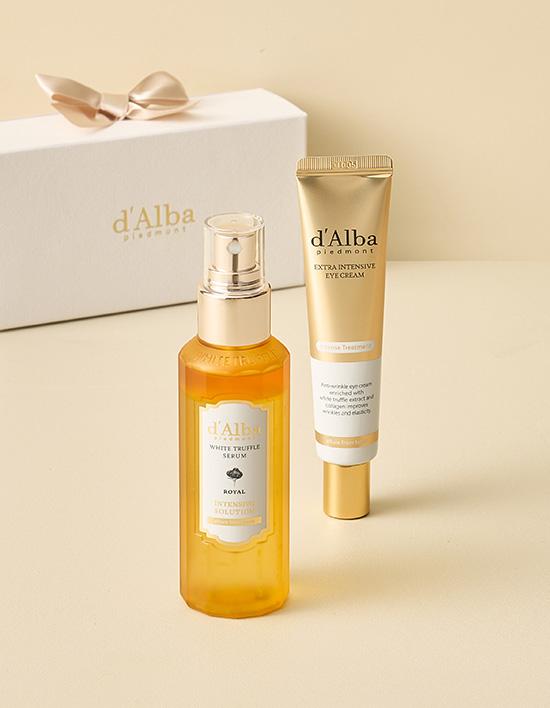 d’Alba White Truffle Royal Intensive Mist Serum 100 мл + Экстраинтенсивный крем для глаз 30 мл Подарочный набор
d’Alba White Truffle Royal Intensive Mist Serum 100 мл + Экстраинтенсивный крем для глаз 30 мл Подарочный набор