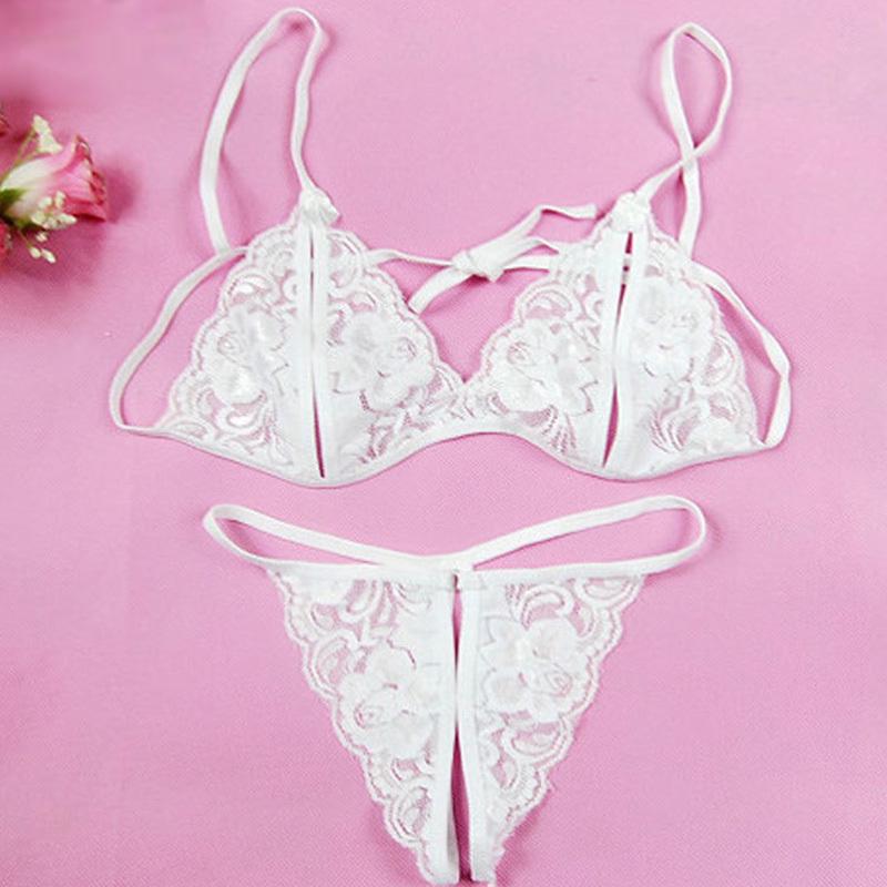 2PCS / Set Женщины Сексуальный кружевной бюстгальтер Трусы Трехточечный открытый промежность Нижнее белье Комплект
2PCS / Set Женщины Сексуальный кружевной бюстгальтер Трусы Трехточечный открытый промежность Нижнее белье Комплект