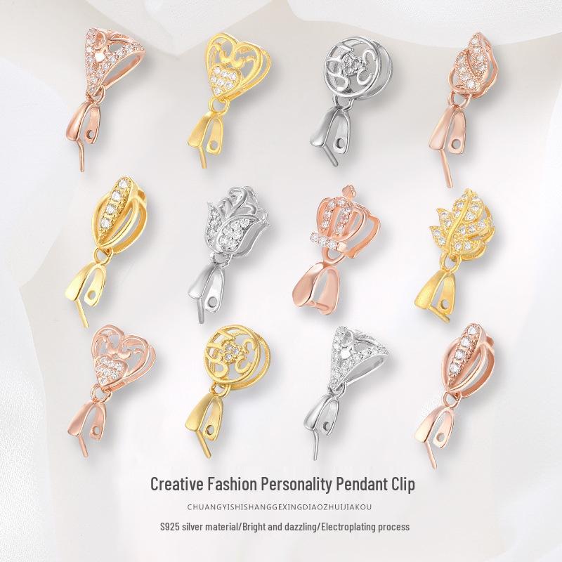 18K Gold Plated 925 Sterling Silver Jade Pendant Clasp for DIY Handmade Women s Necklace
18K Gold Plated 925 Sterling Silver Jade Pendant Clasp for DIY Handmade Women s Necklace