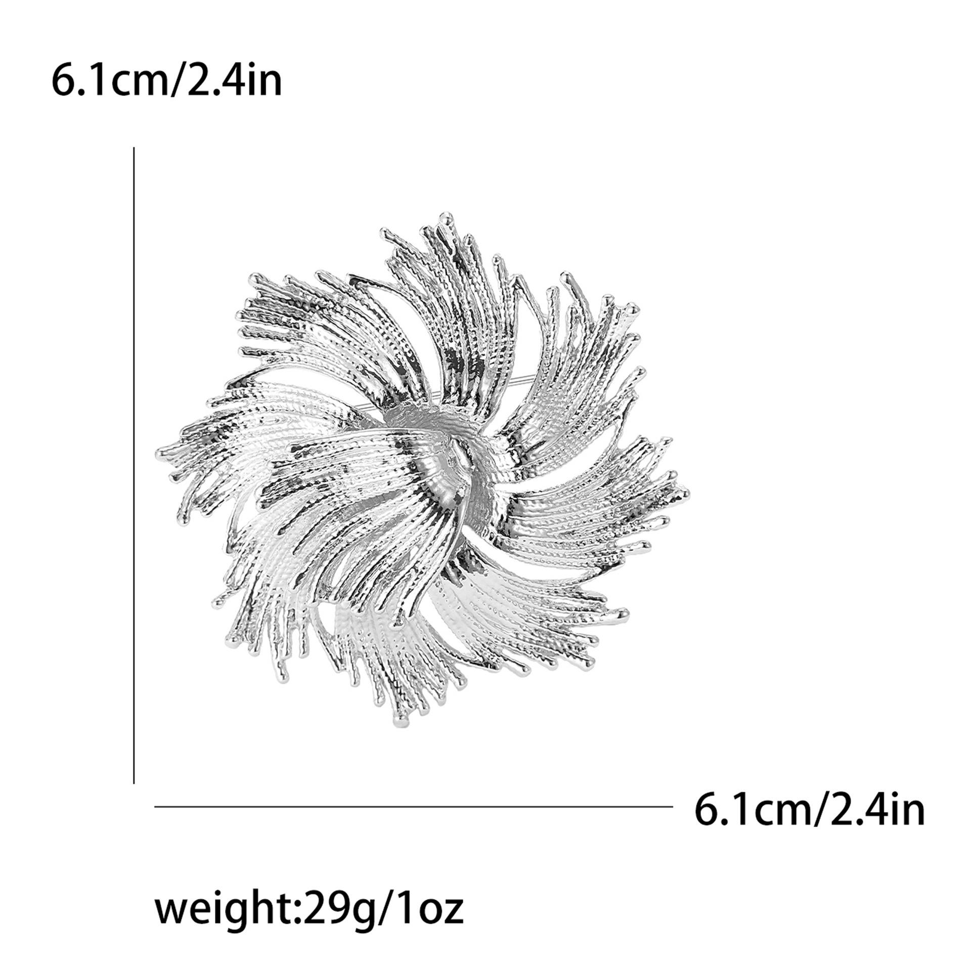 Модная креативная брошь из сплава в виде фейерверка, нишевая высококачественная женская одежда, брошь-булавка
Модная креативная брошь из сплава в виде фейерверка, нишевая высококачественная женская одежда, брошь-булавка