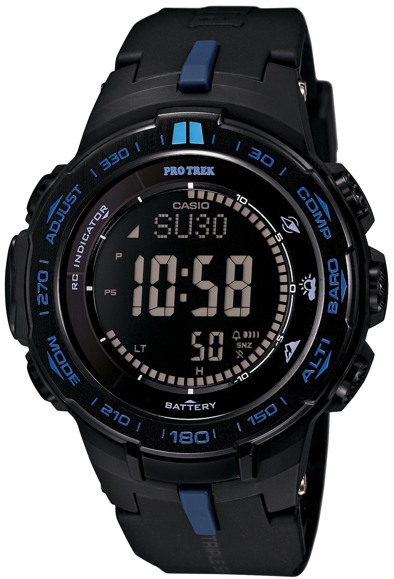 Чоловічий годинник Casio Pro Trek з сонячною батареєю, радіоконтрольований PRW-3100Y-1JF
Чоловічий годинник Casio Pro Trek з сонячною батареєю, радіоконтрольований PRW-3100Y-1JF