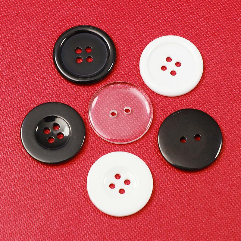 Buttons, Black And White Transparent Small Buttons, Four-Eye Resin Bread Buttons, Large Trench Coat, Two-Eye Pad Buttons, Wide And Thin Edge Buttons. Two-eye transparent bread buckle * 9MM
Buttons, Black And White Transparent Small Buttons, Four-Eye Resin Bread Buttons, Large Trench Coat, Two-Eye Pad Buttons, Wide And Thin Edge Buttons. Two-eye transparent bread buckle * 9MM