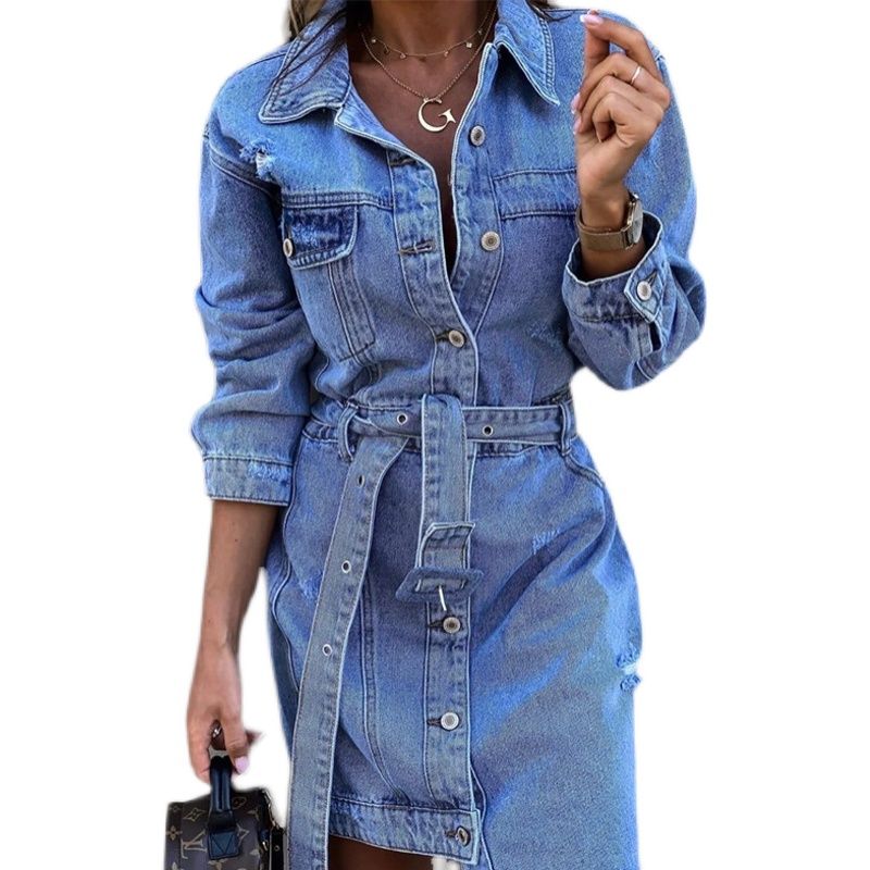 Polo Fashion Wind Ripped Burr Denim Dress Blue 2XL
Polo Fashion Wind Ripped Burr Denim Dress Blue 2XL