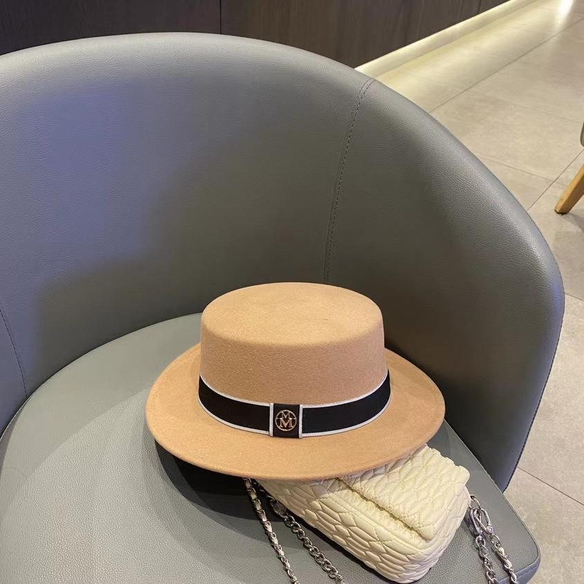 Wool top hat female autumn and winter celebrity style M standard French retro flat top small basin hat temperament versatile fashion hat Adjustable верблюд
Wool top hat female autumn and winter celebrity style M standard French retro flat top small basin hat temperament versatile fashion hat Adjustable верблюд