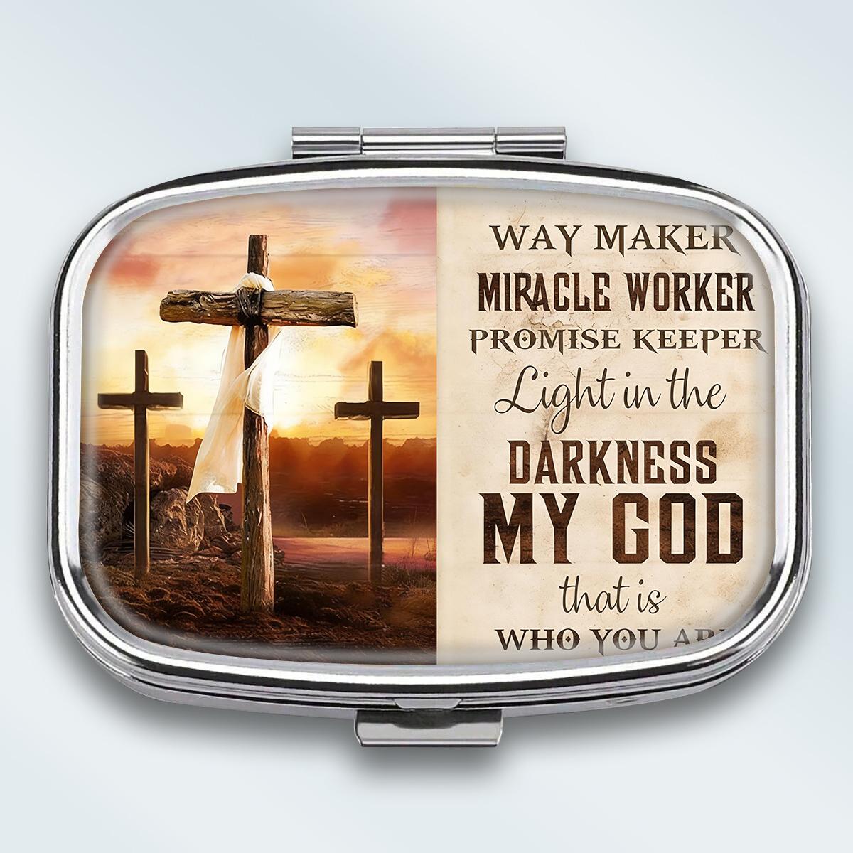 Portable Pill Box with 2 Compartments, Mini Metal Medicine Organizer Case, Cute Printed Pill Container for Vitamins, Pills, Jewelry, Travel, Daily Use
Portable Pill Box with 2 Compartments, Mini Metal Medicine Organizer Case, Cute Printed Pill Container for Vitamins, Pills, Jewelry, Travel, Daily Use