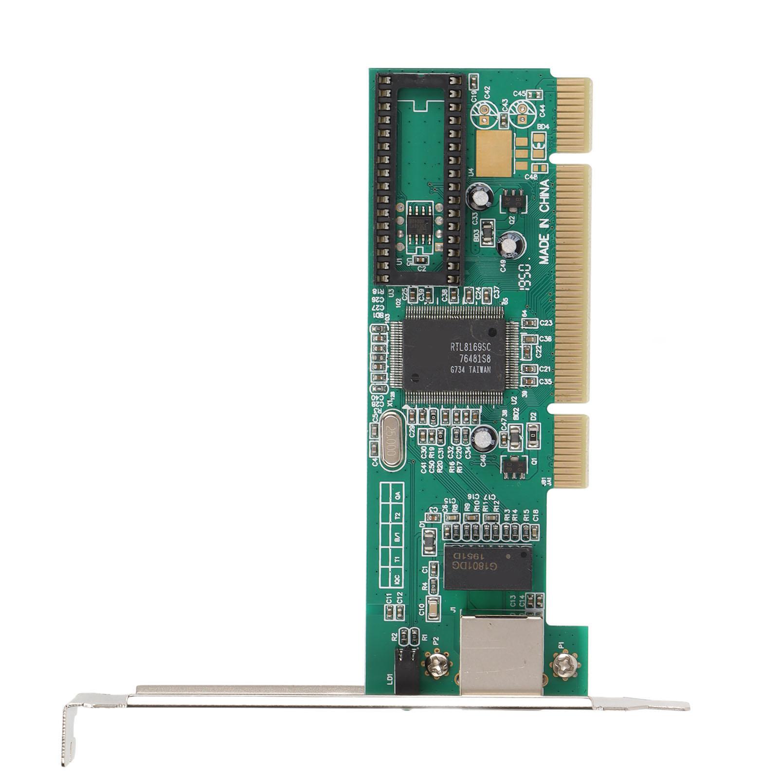 PCI to Gigabit Network Card Self Adaption Single RJ45 Port Indicator Light Stable PCI Ethernet
PCI to Gigabit Network Card Self Adaption Single RJ45 Port Indicator Light Stable PCI Ethernet