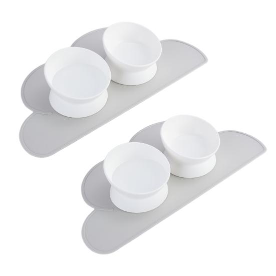 Cat Food Water Bowl Set, Plastic Cat Raised Feeding Bowls with Silicone Non-slip Placemats, Elevated Anti Vomiting Cat Dishes, Extra Wide Large Cat 1 Set
Cat Food Water Bowl Set, Plastic Cat Raised Feeding Bowls with Silicone Non-slip Placemats, Elevated Anti Vomiting Cat Dishes, Extra Wide Large Cat 1 Set