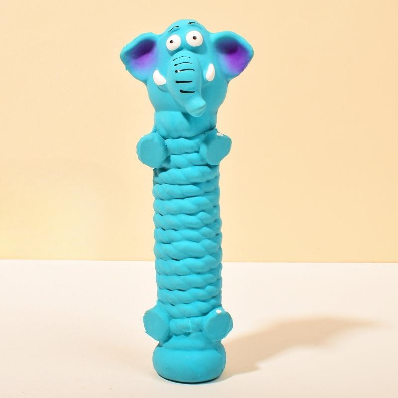 Pet Latex Toys - Standing and Circling Rope Elephant, Hippopotamus Animal-shaped, Durable and Chew-resistant Latex, Making Noise Dog Toys синій
Pet Latex Toys - Standing and Circling Rope Elephant, Hippopotamus Animal-shaped, Durable and Chew-resistant Latex, Making Noise Dog Toys синій