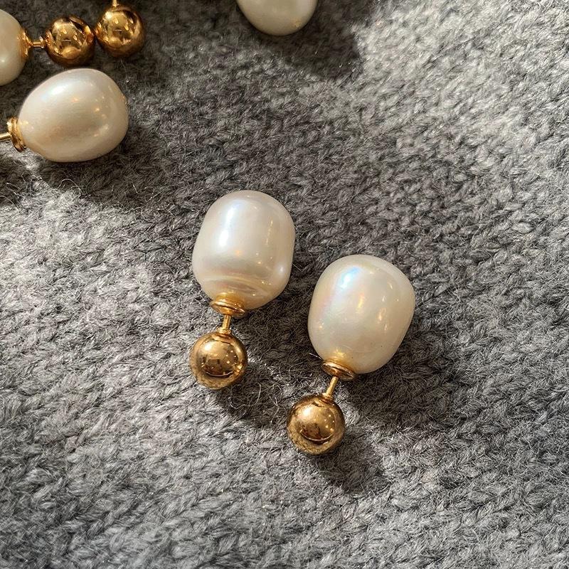 Baroque natural freshwater pearl stud earrings women s light luxury niche high-grade sterling silver irregular temperament stud earrings earrings
Baroque natural freshwater pearl stud earrings women s light luxury niche high-grade sterling silver irregular temperament stud earrings earrings
