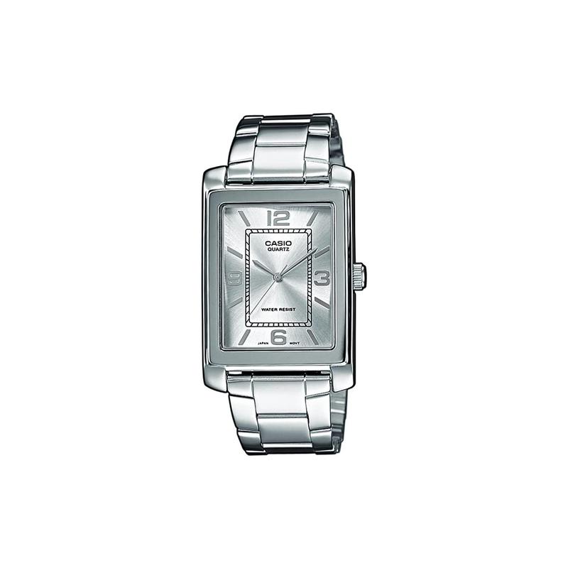 Casio STANDARD series 30 meters waterproof quartz movement stainless steel strap Japanese and Korean watch men s watch silver dial MTP-1234D-7AEF серебряный
Casio STANDARD series 30 meters waterproof quartz movement stainless steel strap Japanese and Korean watch men s watch silver dial MTP-1234D-7AEF серебряный