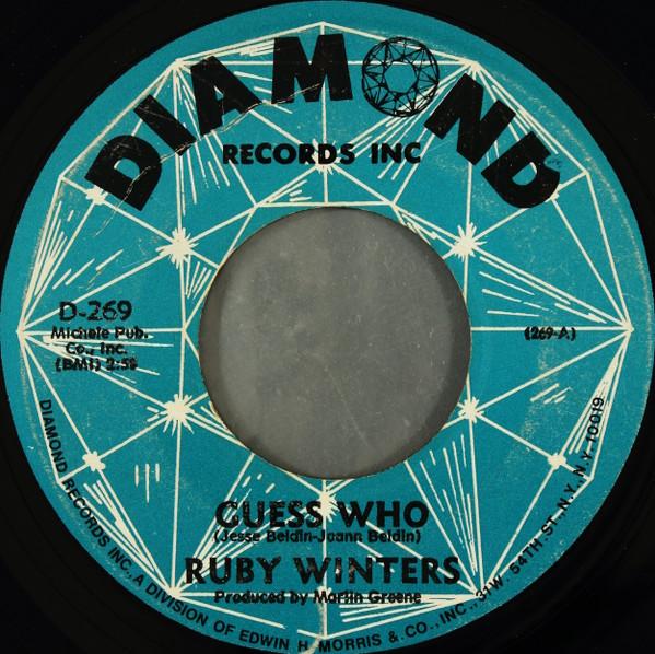 7inch Record RUBY WINTERS - Guess Who / Sweetheart Things D269 Diamond Records 1969 US Soul/Funk Used
7inch Record RUBY WINTERS - Guess Who / Sweetheart Things D269 Diamond Records 1969 US Soul/Funk Used