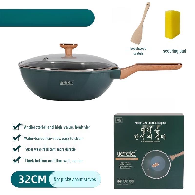 ZhiShi Maifan Stone Non-Stick Octagonal Stir-Fry Pan
ZhiShi Maifan Stone Non-Stick Octagonal Stir-Fry Pan
