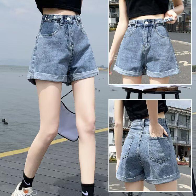 High-Waisted Women s Summer Denim Shorts, Loose-Fit A-Line, Plus Size, Wide-Leg Design M
High-Waisted Women s Summer Denim Shorts, Loose-Fit A-Line, Plus Size, Wide-Leg Design M