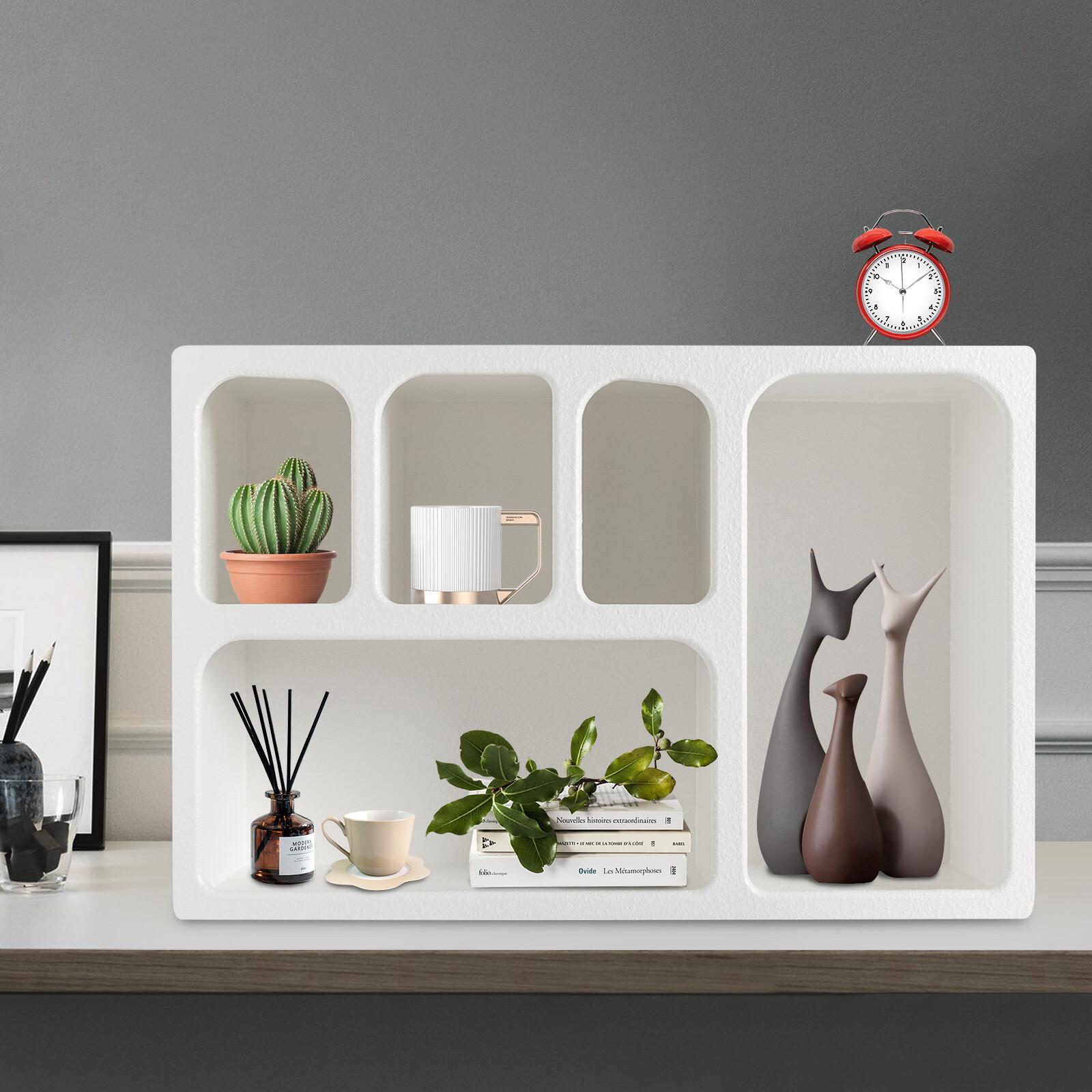 Modern White Wall Cabinet, Space Saving Storage Organizer for Bedroom Kitchen Bathroom, Mounted or Freestanding Hanging Cabinet
Modern White Wall Cabinet, Space Saving Storage Organizer for Bedroom Kitchen Bathroom, Mounted or Freestanding Hanging Cabinet