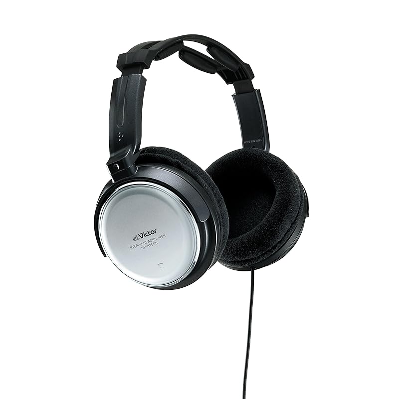 JVC closed stereo headphones RX500 For indoor use (for TV and games) 3.5m + extension 1.5m cord included HP-RX500
JVC closed stereo headphones RX500 For indoor use (for TV and games) 3.5m + extension 1.5m cord included HP-RX500
