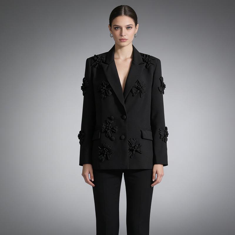 2026 Spring Floral Women’s Suit Jacket – European & American Style, Trendy Commuting Fashion. Large
2026 Spring Floral Women’s Suit Jacket – European & American Style, Trendy Commuting Fashion. Large