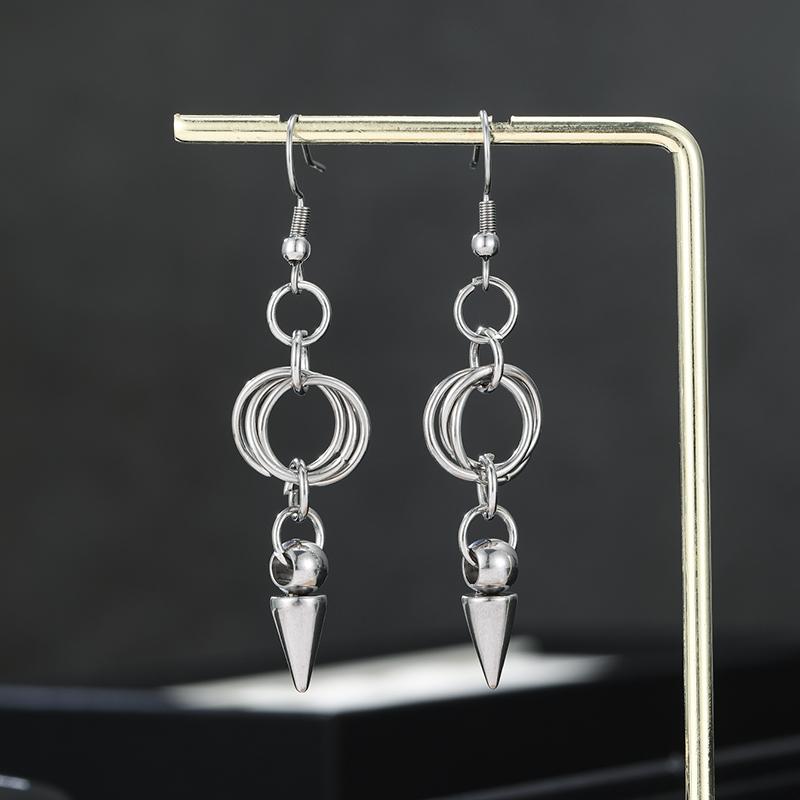 Vintage Punk Style Copper Color Wrapped Rivet Pendant Earrings, Women s Personalized Classic Holiday Accessories Zircon
Vintage Punk Style Copper Color Wrapped Rivet Pendant Earrings, Women s Personalized Classic Holiday Accessories Zircon