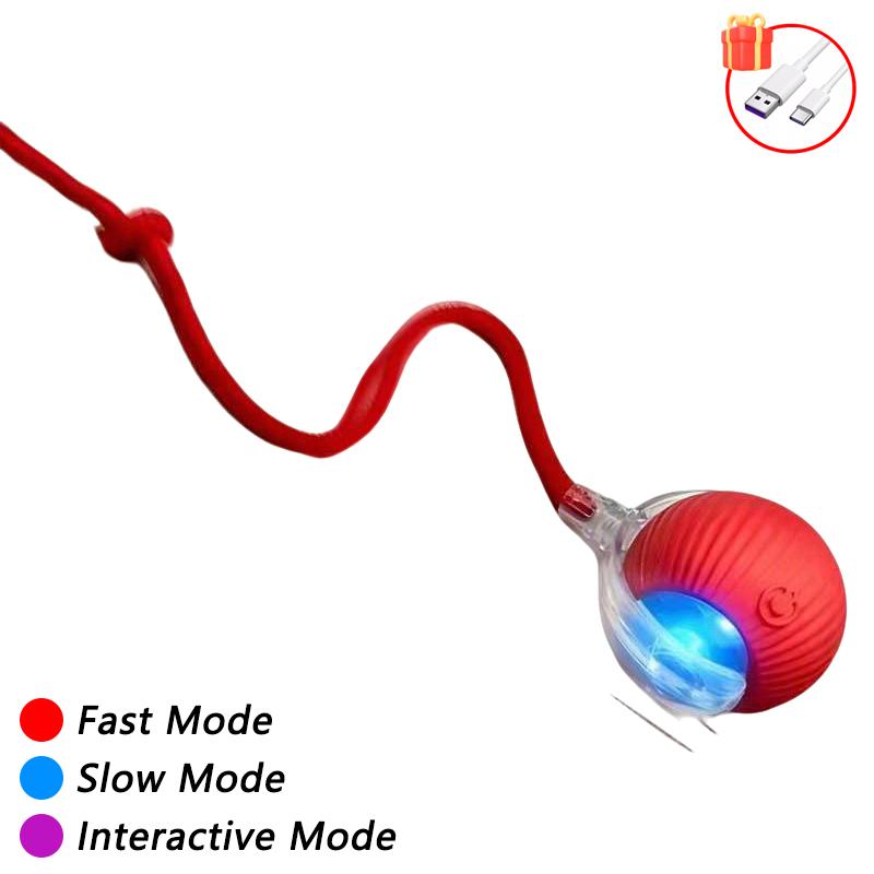 Rechargeable Auto Interactive Cat Ball with Faux Tail Wireless Smart Motion Sensor Cat Toy for Indoor Cats Pet Accessories червоний
Rechargeable Auto Interactive Cat Ball with Faux Tail Wireless Smart Motion Sensor Cat Toy for Indoor Cats Pet Accessories червоний