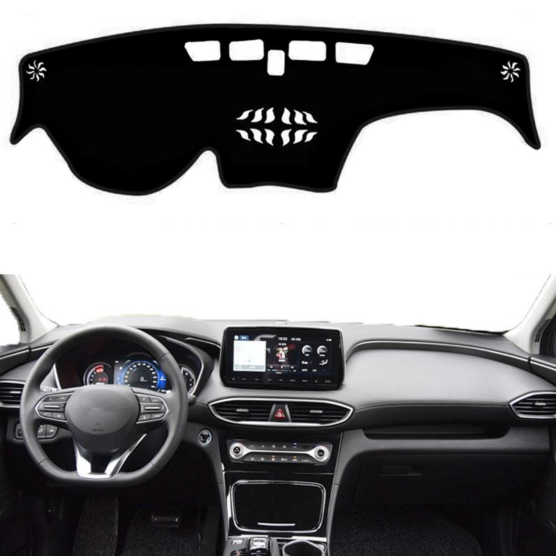 For Hyundai Santa Fe IX45 Car Dashboard Cover Mat Rug Interior Dash Sunshade Protect Carpet Accessories Black(Red Edge)
For Hyundai Santa Fe IX45 Car Dashboard Cover Mat Rug Interior Dash Sunshade Protect Carpet Accessories Black(Red Edge)