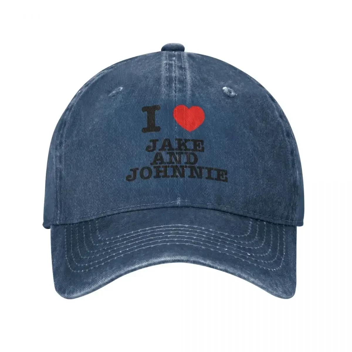 Vintage I Love Jake And Johnnie Baseball Caps for Unisex Women Distressed Denim Washed Sun Cap Outdoor Summer Caps Hat One Size
Vintage I Love Jake And Johnnie Baseball Caps for Unisex Women Distressed Denim Washed Sun Cap Outdoor Summer Caps Hat One Size