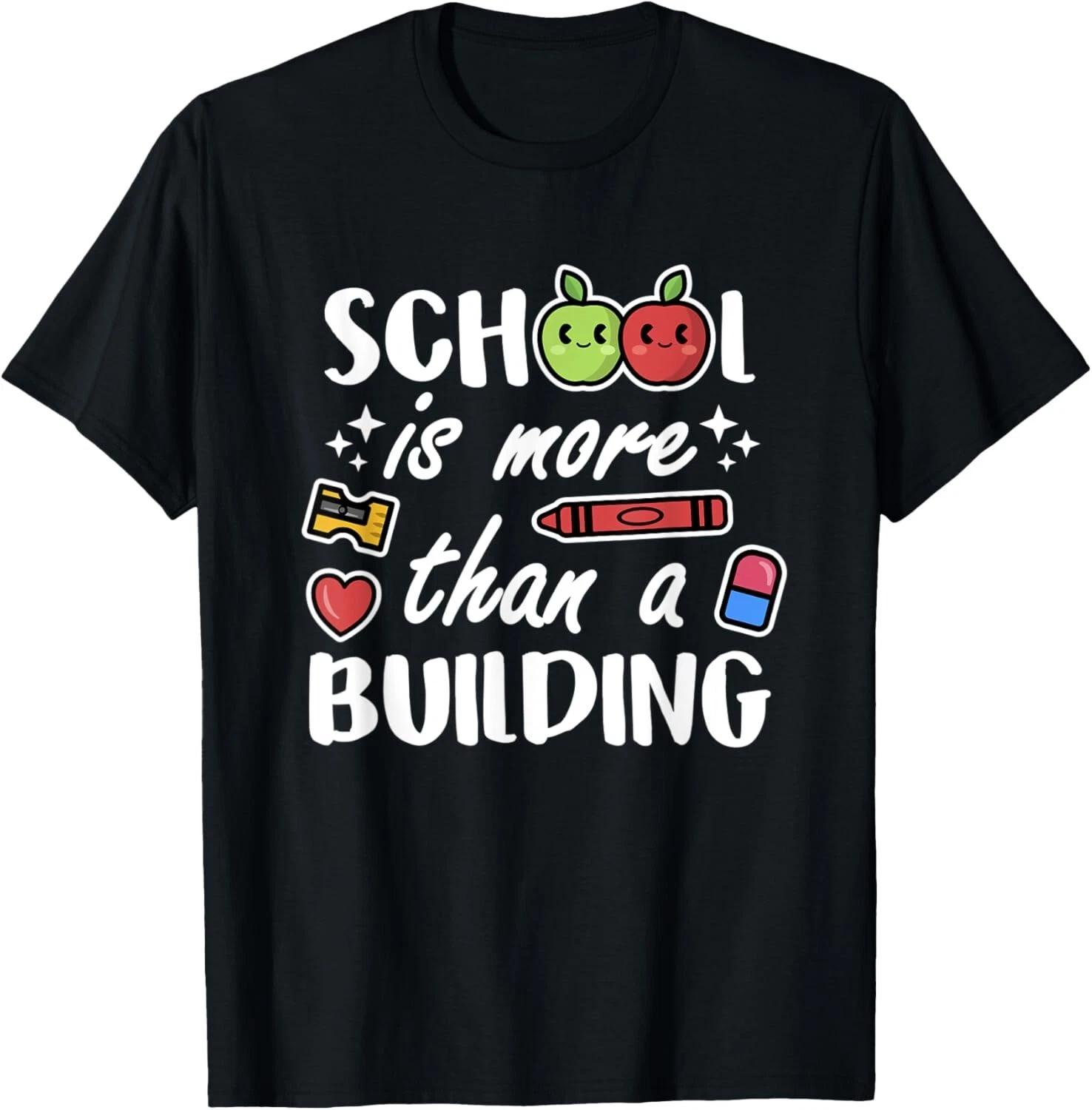 School Is More Than A Building Distance Learning Teacher Gift Unisex T-Shirt S
School Is More Than A Building Distance Learning Teacher Gift Unisex T-Shirt S