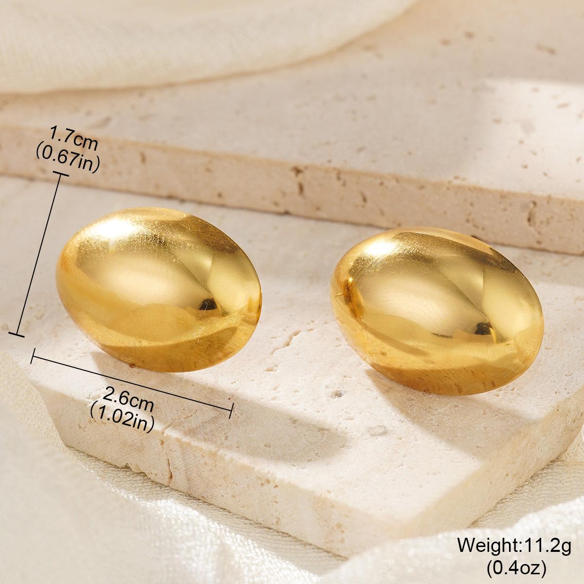 European and American fashion pleated smooth square stainless steel earrings light luxury versatile trend non-fading gold stud earrings
European and American fashion pleated smooth square stainless steel earrings light luxury versatile trend non-fading gold stud earrings
