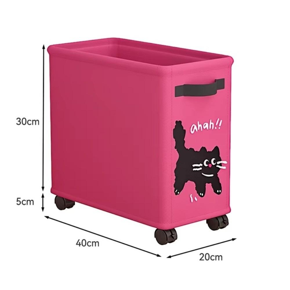 Oxford Cloth Foldable Storage Basket Space Saving with Wheels Multifunctional Corner Shelf 40cm Large Capacity рожевий
Oxford Cloth Foldable Storage Basket Space Saving with Wheels Multifunctional Corner Shelf 40cm Large Capacity рожевий