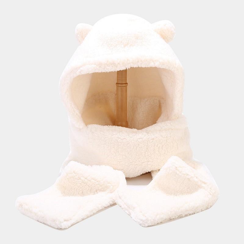 Unisex Bear Ears Knitted Hat And Scarf Pair For Autumn And Spring Cold Days слонова кістка
Unisex Bear Ears Knitted Hat And Scarf Pair For Autumn And Spring Cold Days слонова кістка