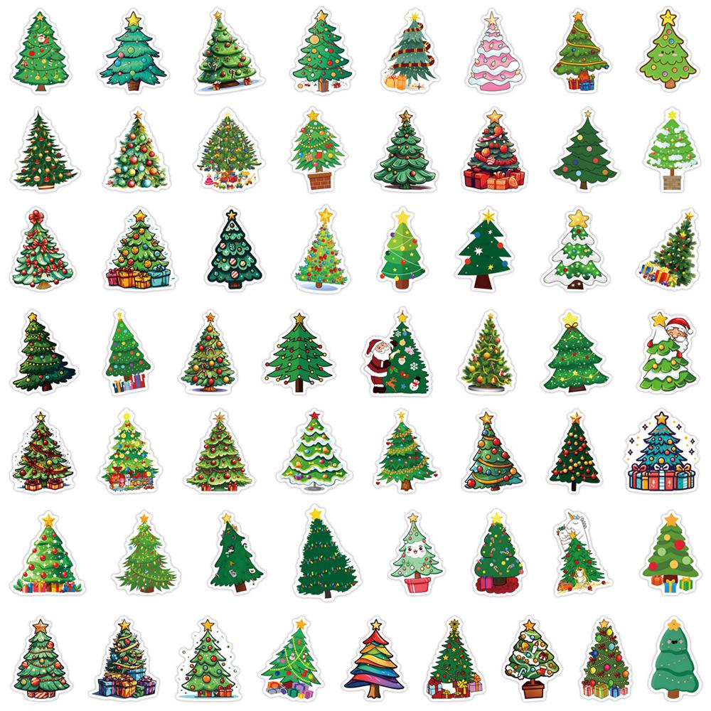 55 Sheets Waterproof Cartoon Christmas Tree Stickers for Journals, Bottles, and Computers
55 Sheets Waterproof Cartoon Christmas Tree Stickers for Journals, Bottles, and Computers