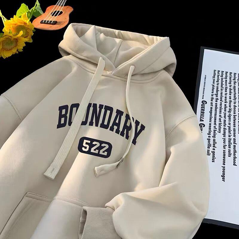 Men s Autumn/Winter Hooded Sports Sweatshirt with Velvet Lining - Korean Style Trendy Casual Pullover L
Men s Autumn/Winter Hooded Sports Sweatshirt with Velvet Lining - Korean Style Trendy Casual Pullover L