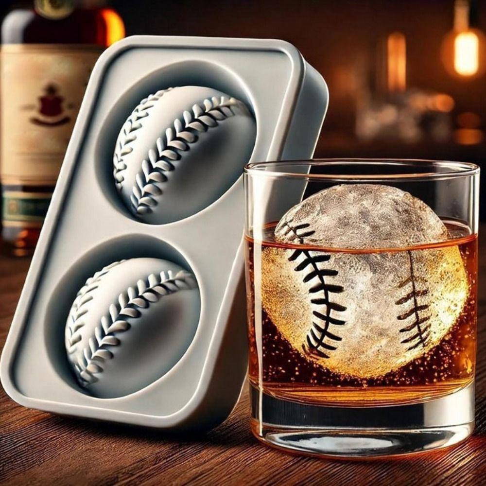 Silicone Ice Cube Maker Baseball Shaped Ice Ball Tray New Ice Cube Mold for Home Bar Kitchen сірий
Silicone Ice Cube Maker Baseball Shaped Ice Ball Tray New Ice Cube Mold for Home Bar Kitchen сірий