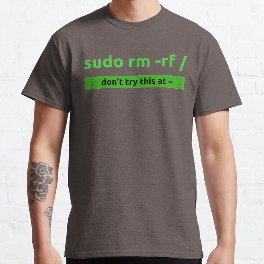Linux Sudo rm -rf funny T-Shirt kali linux dragon 100% cotton printed t shirt plus size clothing programmer coder java S
Linux Sudo rm -rf funny T-Shirt kali linux dragon 100% cotton printed t shirt plus size clothing programmer coder java S