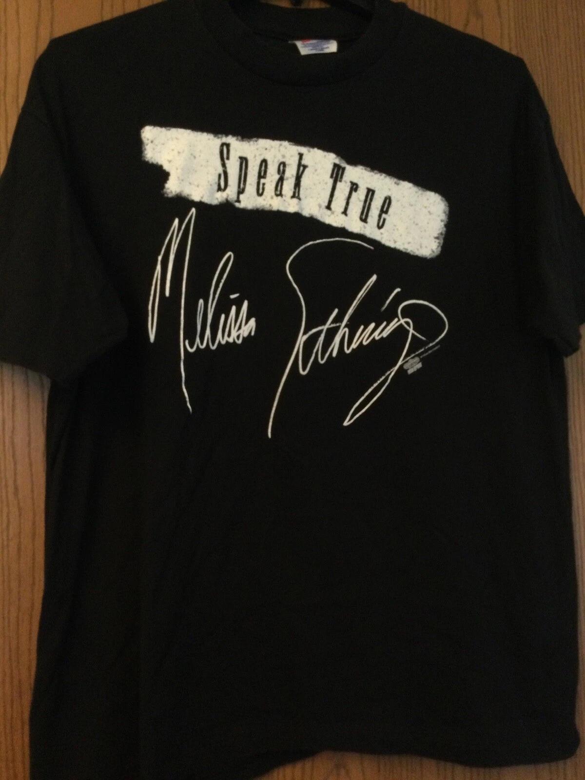 Melissa Etheridge - “Speak True” - 1993 Black Shirt - Winterland/Hanes - XL L
Melissa Etheridge - “Speak True” - 1993 Black Shirt - Winterland/Hanes - XL L