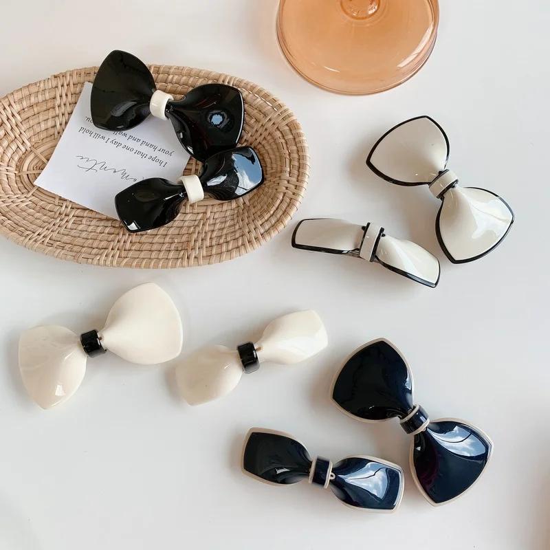 Korean Hair Clips for Women Bowknot Hair Barrettes Elegant Solid Color Plastic Cute Hairclip Girl Hair Accessories New
Korean Hair Clips for Women Bowknot Hair Barrettes Elegant Solid Color Plastic Cute Hairclip Girl Hair Accessories New