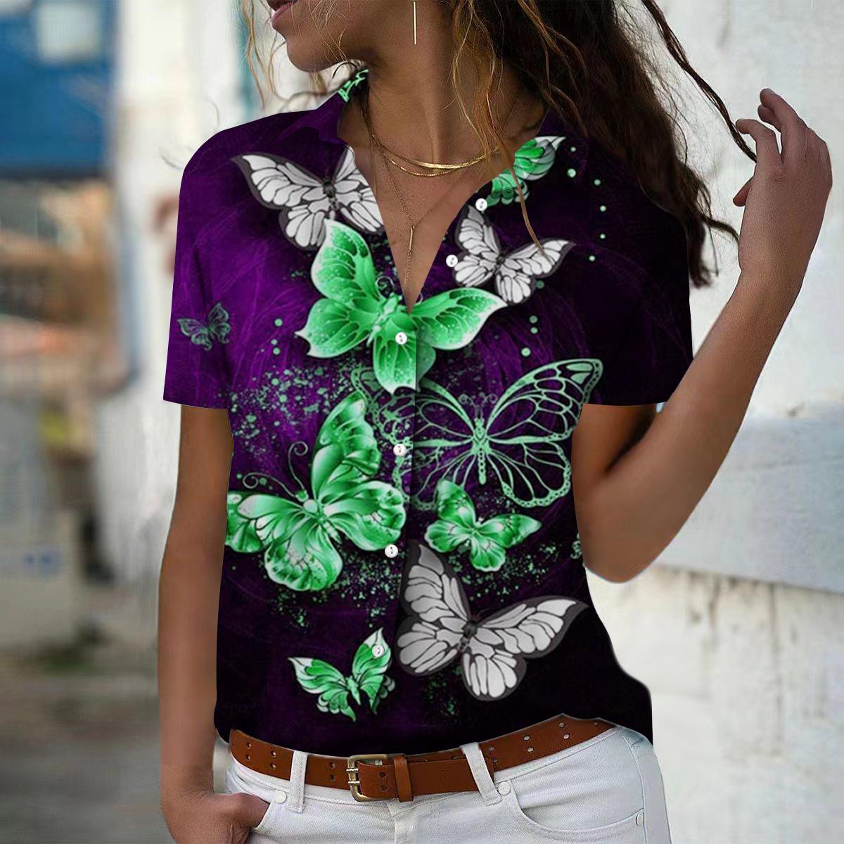 2025 Лето Новая Мода Женская Повседневная Рубашка Топ с Коротким Рукавом и V-образным Вырезом на Пуговицах с Принтом Бабочек 8XL зелёный
2025 Лето Новая Мода Женская Повседневная Рубашка Топ с Коротким Рукавом и V-образным Вырезом на Пуговицах с Принтом Бабочек 8XL зелёный