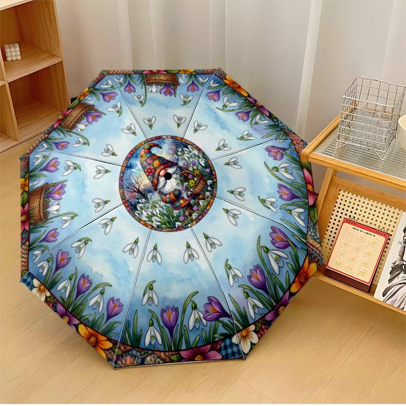 Glowing Rose and Butterflies Theme Automatic Umbrella Compact 8-Rib Design Sturdy Construction Durable Umbrella Stylish Accessory
Glowing Rose and Butterflies Theme Automatic Umbrella Compact 8-Rib Design Sturdy Construction Durable Umbrella Stylish Accessory