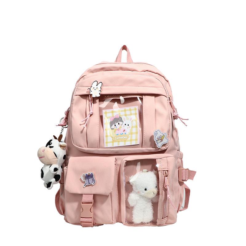 Cute Fashion Backpack: Durable, Large Capacity, Dirt-Resistant, Stylish for High School or Junior High Girls
Cute Fashion Backpack: Durable, Large Capacity, Dirt-Resistant, Stylish for High School or Junior High Girls