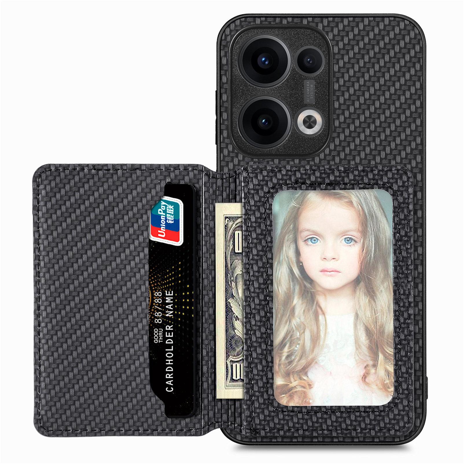 For Oppo Reno13 5G (Global) Case RFID Blocking Carbon Fiber Leather Phone Back Cover with Card Holder Green
For Oppo Reno13 5G (Global) Case RFID Blocking Carbon Fiber Leather Phone Back Cover with Card Holder Green