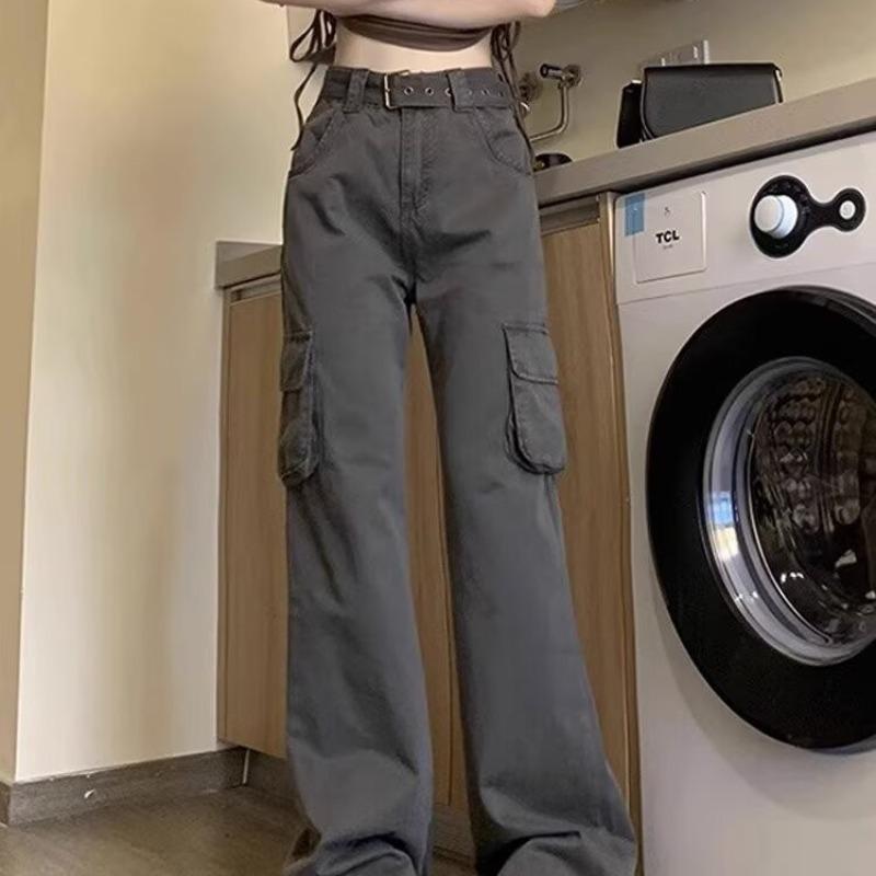 2025 Women s High-Waisted Flared Cargo Pants: Micro-Flare, Slimming, Multi-Pocket, Floor-Length, Casual Autumn Design. S: Height 155-165CM (75-90 lbs)
2025 Women s High-Waisted Flared Cargo Pants: Micro-Flare, Slimming, Multi-Pocket, Floor-Length, Casual Autumn Design. S: Height 155-165CM (75-90 lbs)