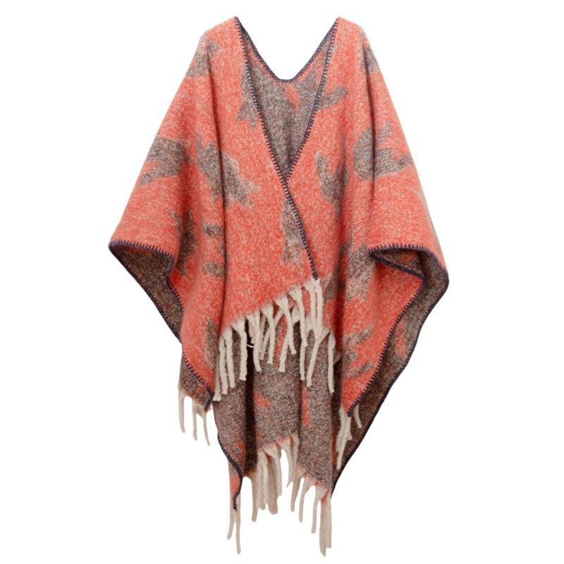 Winter Scarf Women Ladies Layers Poncho Elegant Print Thick Wraps Shawls Casual Warm Scarve Capa Para Mujer Pashmina Cloak New One Size& 8Y
Winter Scarf Women Ladies Layers Poncho Elegant Print Thick Wraps Shawls Casual Warm Scarve Capa Para Mujer Pashmina Cloak New One Size& 8Y