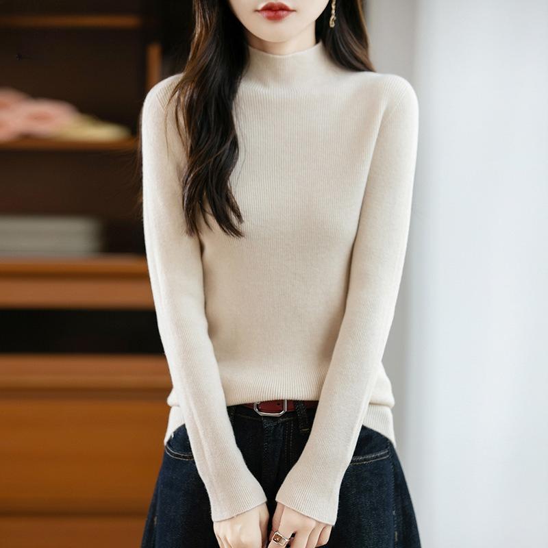 A New Semi-high-neck Sweater for Women In Autumn and Winter, A Slimming and Form-fitting Long-sleeved, Versatile and Stylish Base Layer M бежевий
A New Semi-high-neck Sweater for Women In Autumn and Winter, A Slimming and Form-fitting Long-sleeved, Versatile and Stylish Base Layer M бежевий