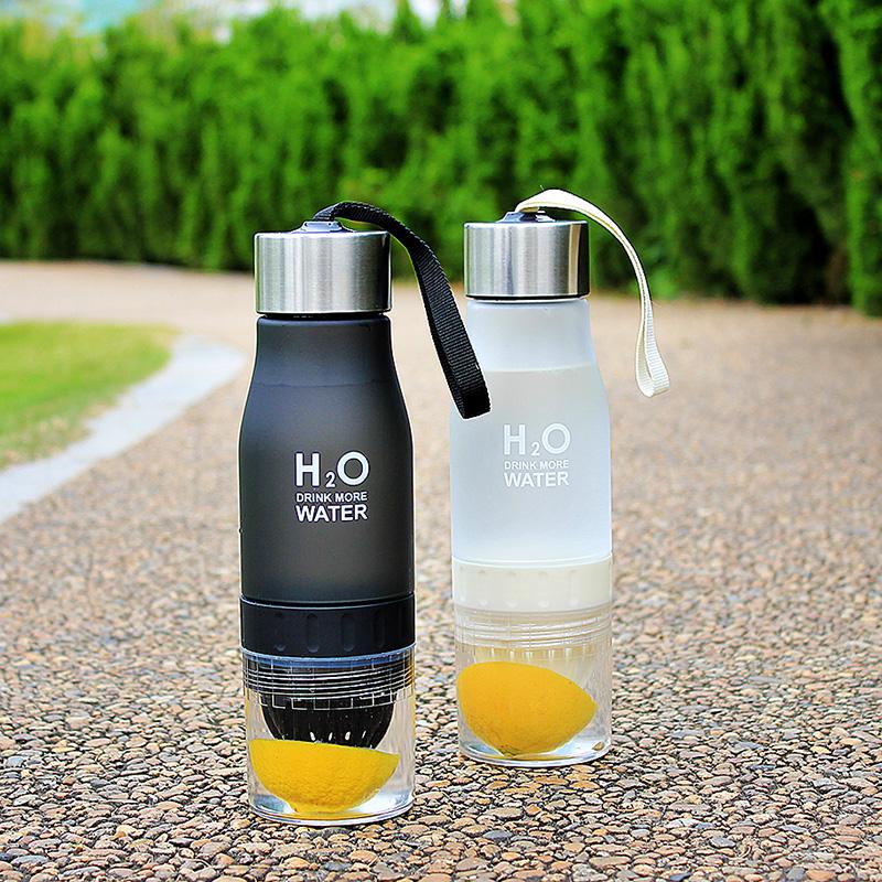 650ml Fruit Infuser Bottle Frosted Plastic Lemon Juice Water Bottle Black
650ml Fruit Infuser Bottle Frosted Plastic Lemon Juice Water Bottle Black