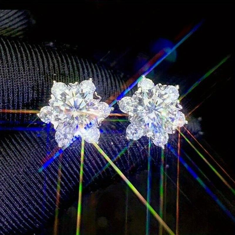 1 пара модных серег-гвоздиков с искусственным цирконом, серьги с темпераментом, подходят для повседневной носки серебряный
1 пара модных серег-гвоздиков с искусственным цирконом, серьги с темпераментом, подходят для повседневной носки серебряный