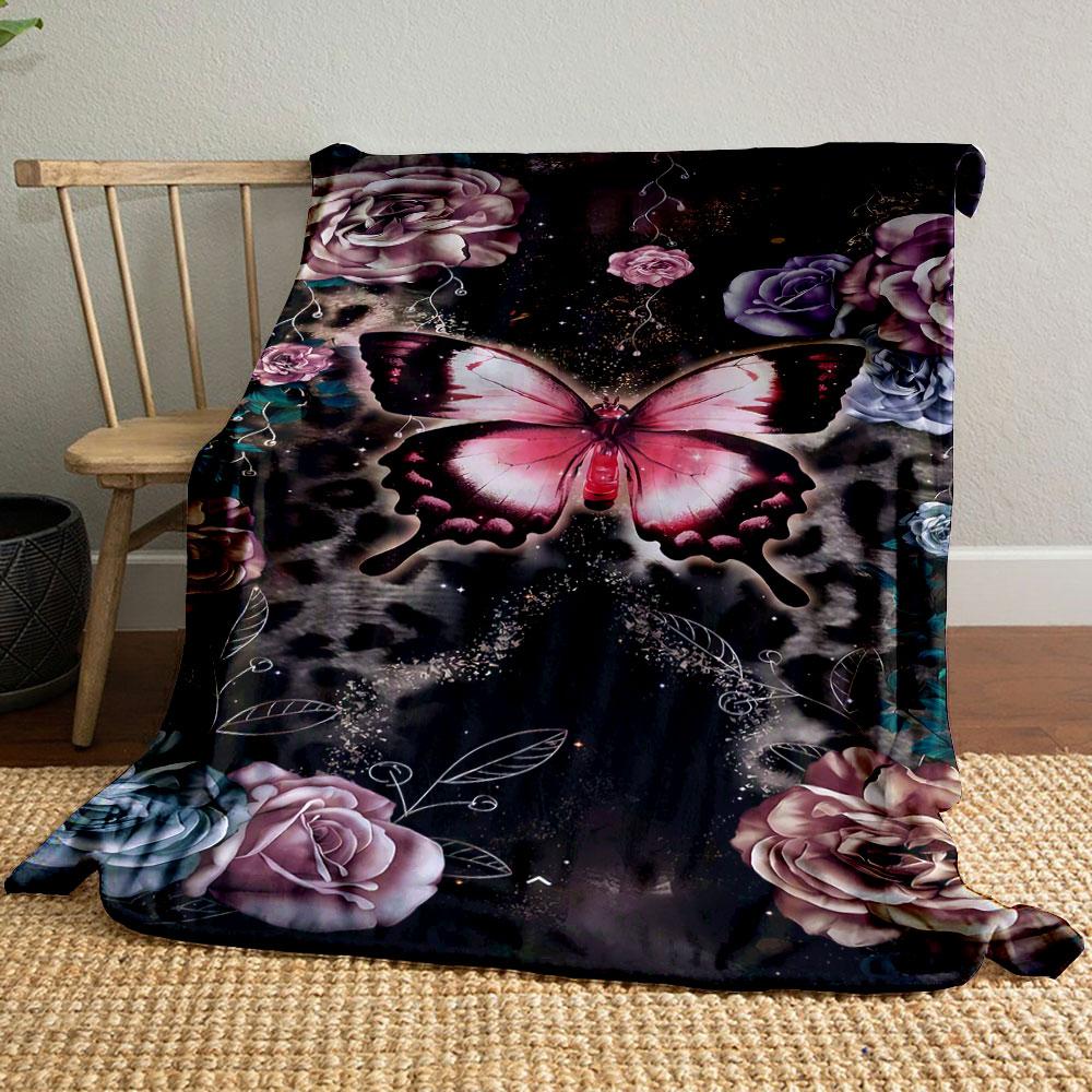Pink Butterfly Floral Leopard Print Blanket bedroom Blanket for Livingroom Couch lunch break Soft throw for Friend s festival Gift 80cm x 120cm
Pink Butterfly Floral Leopard Print Blanket bedroom Blanket for Livingroom Couch lunch break Soft throw for Friend s festival Gift 80cm x 120cm