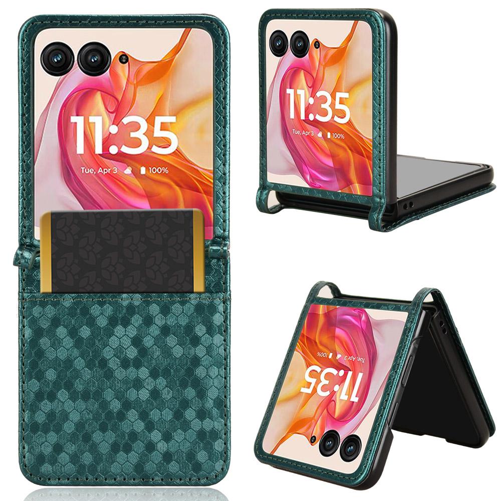 For Motorola Razr 50 Ultra 5G Phone Case with Card Holder Imprinted Dot Pattern Leather Phone Cover E
For Motorola Razr 50 Ultra 5G Phone Case with Card Holder Imprinted Dot Pattern Leather Phone Cover E