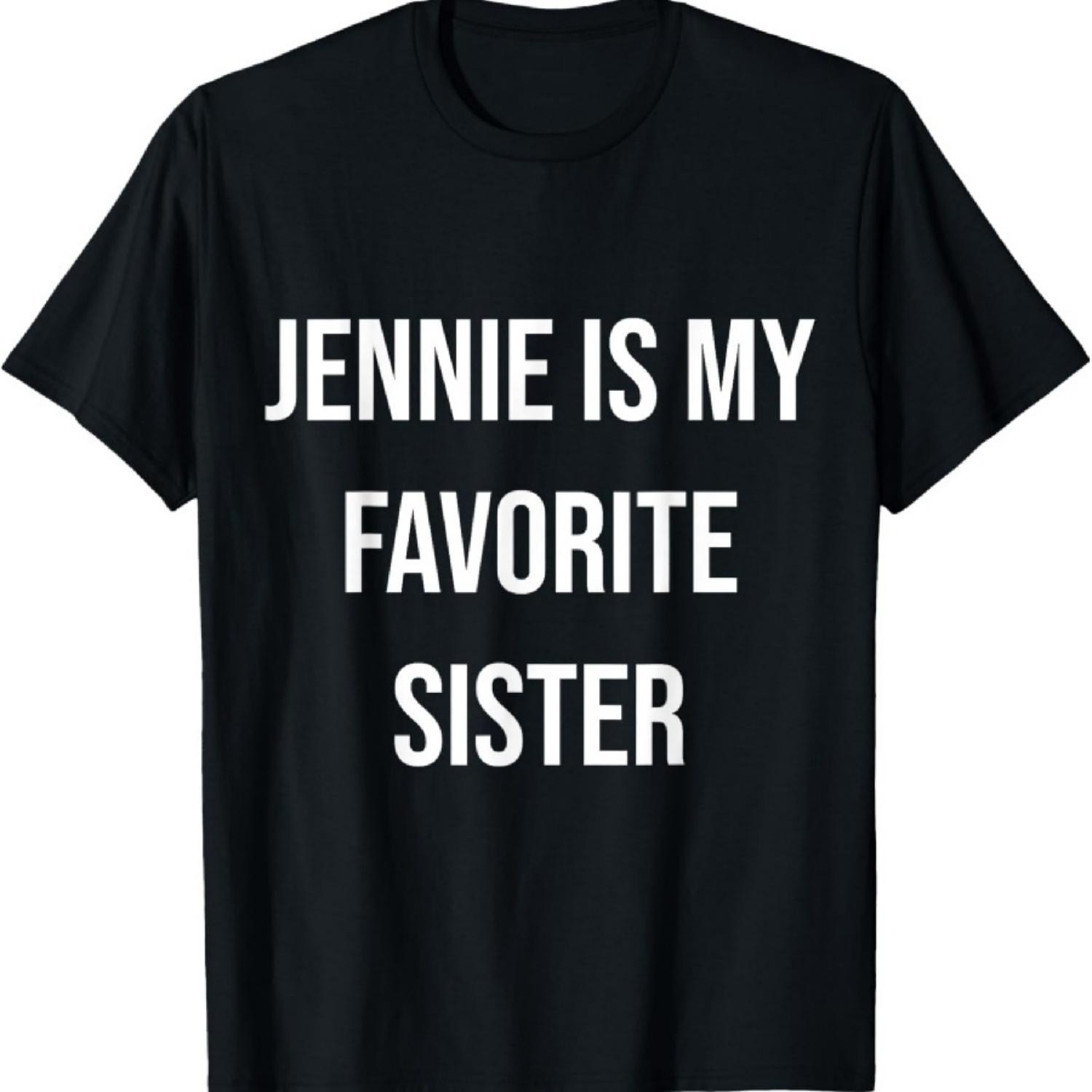 Jennie Is My Favorite Sister T-Shirt XXXXXL чорний
Jennie Is My Favorite Sister T-Shirt XXXXXL чорний