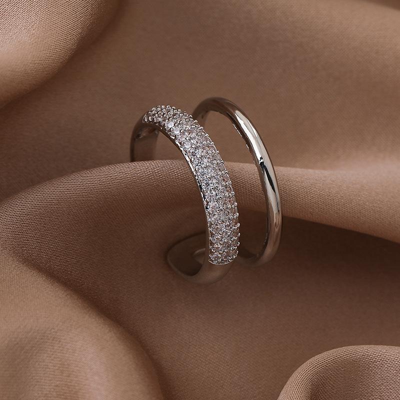Luxury Fashion Gold Color Stainless Steel Double Layer Wide Couple Rings for Women Men Charm Shiny Crystal Finger Jewelry Gift resizable серебряный
Luxury Fashion Gold Color Stainless Steel Double Layer Wide Couple Rings for Women Men Charm Shiny Crystal Finger Jewelry Gift resizable серебряный